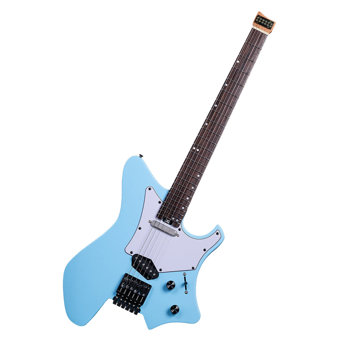 1_761c4264-c56d-49d6-bd7b-840b26143938 Eart Electric Guitars GW2TP-SE Lightweight Headless Electric Guitar, Roasted Mahogany Body, 24 Stainless Steel Frets, Compound Radius Fingerboard, Perfect for Young & Energetic Guitarists
