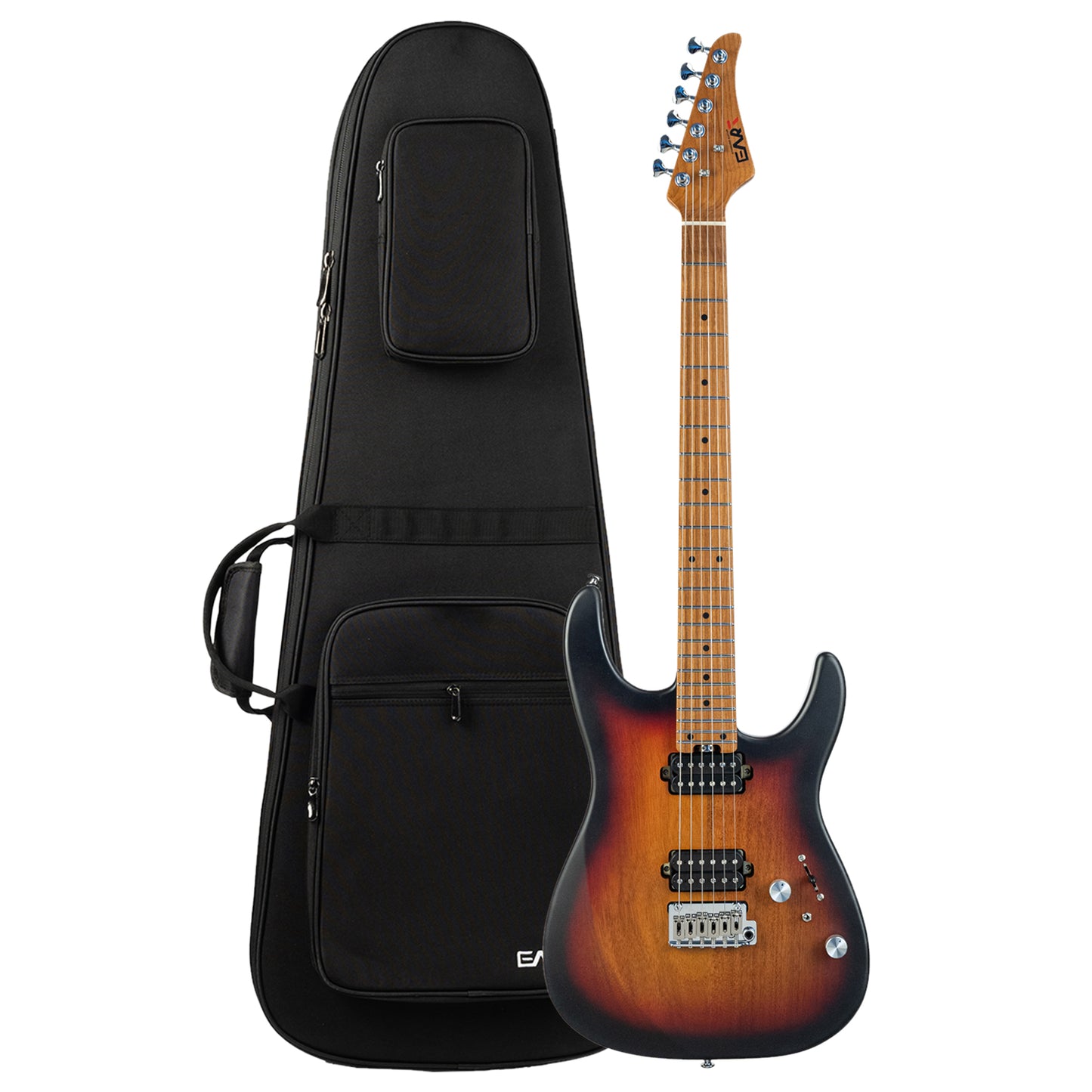 EART Guitars, EYP-Omni24, EYGP-2380 Modern ST Style 6 Strings, Roasted Mahogany Body Electric Guitar