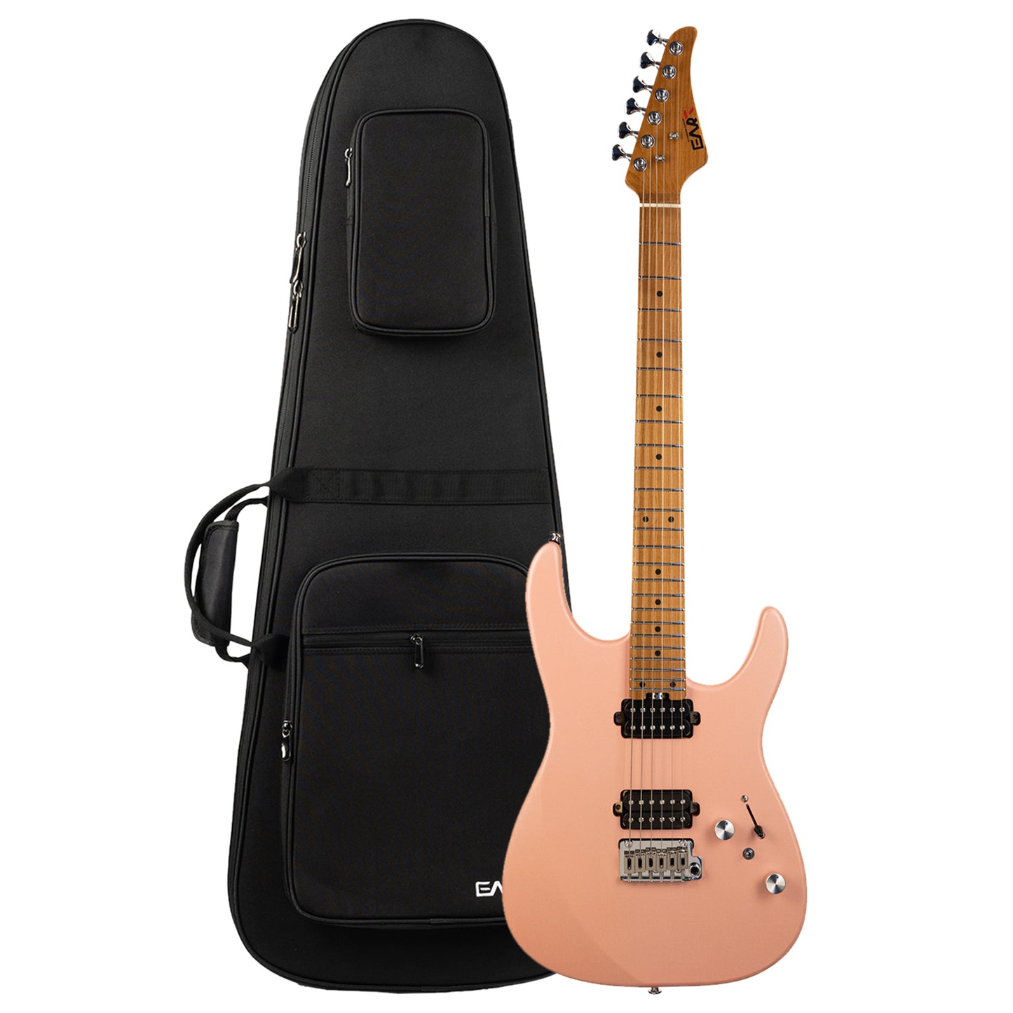 EART Guitars, EYP-Omni24, EYGP-2380 Modern ST Style 6 Strings, Roasted Mahogany Body Electric Guitar