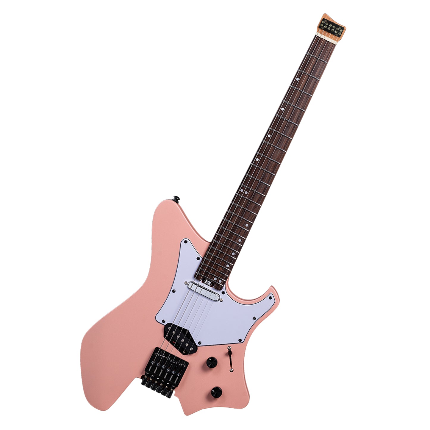 1_f35b4c24-b27f-4ba1-b648-1571112cb9d9 Eart Electric Guitars GW2TP-SE Lightweight Headless Electric Guitar, Roasted Mahogany Body, 24 Stainless Steel Frets, Compound Radius Fingerboard, Perfect for Young & Energetic Guitarists