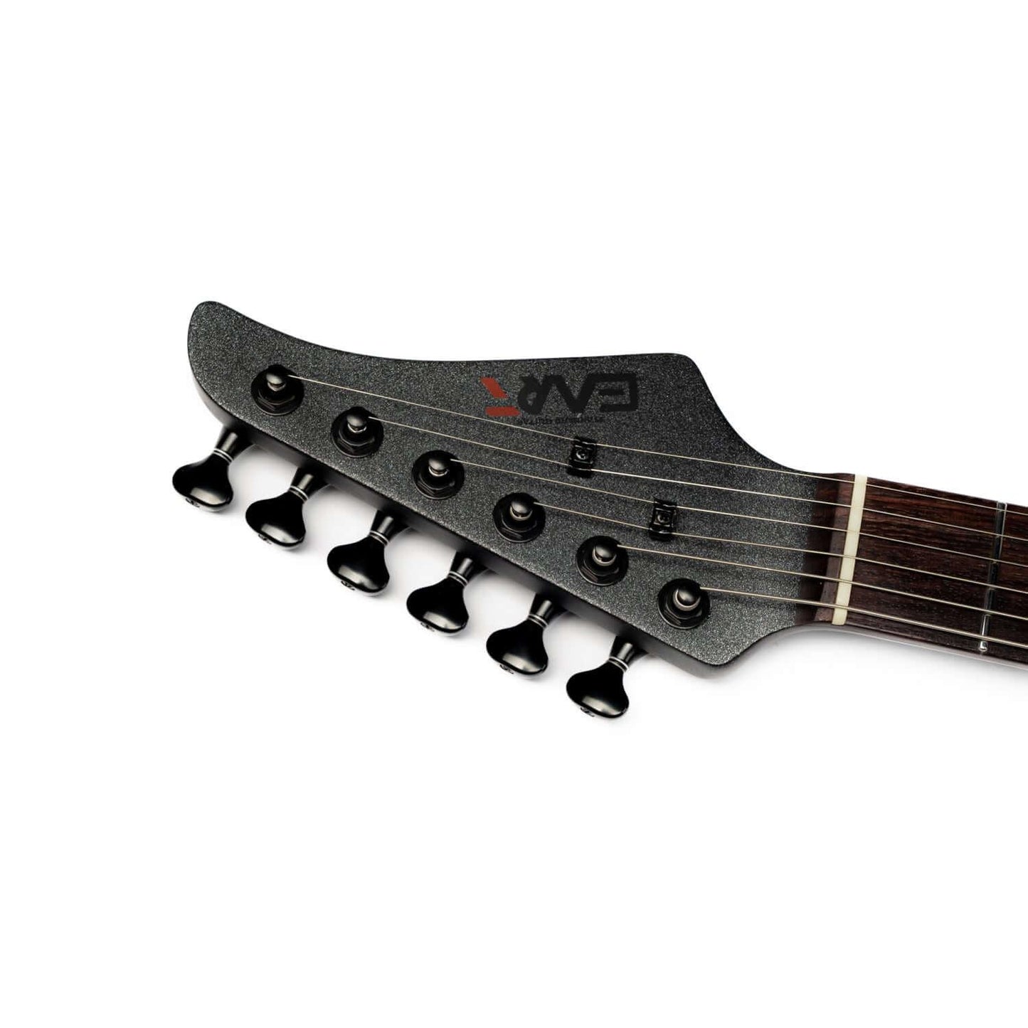 281_8 EART Guitars, TL-281, Roasted Canada Maple Neck Rock Metal Electric Guitars, Black