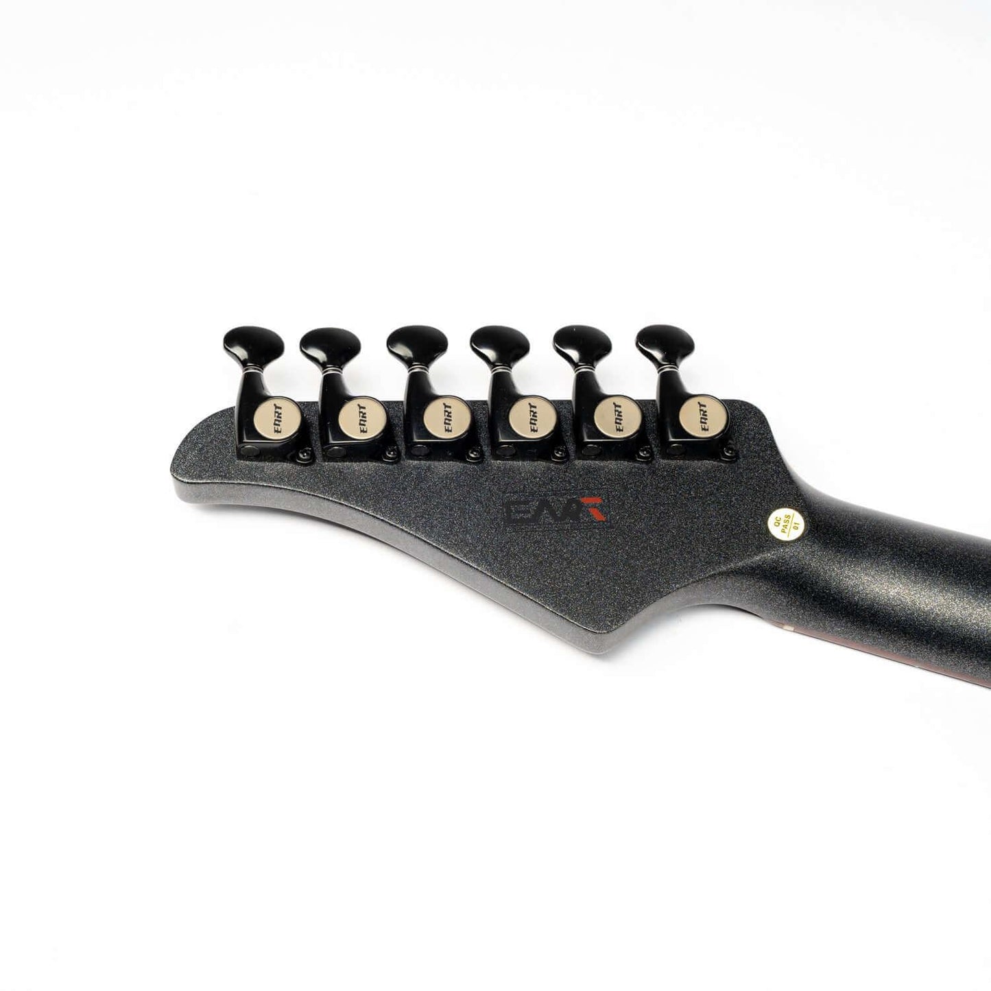 281_9 EART Guitars, TL-281, Roasted Canada Maple Neck Rock Metal Electric Guitars, Black