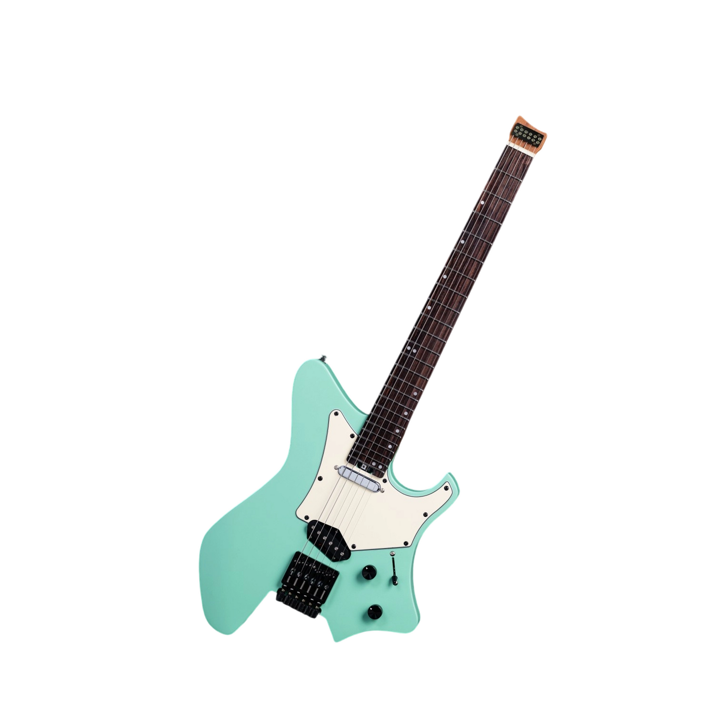 2_376ce846-bf5f-4706-be76-a269f422d04f Eart Electric Guitars GW2TP-SE Lightweight Headless Electric Guitar, Roasted Mahogany Body, 24 Stainless Steel Frets, Compound Radius Fingerboard, Perfect for Young & Energetic Guitarists