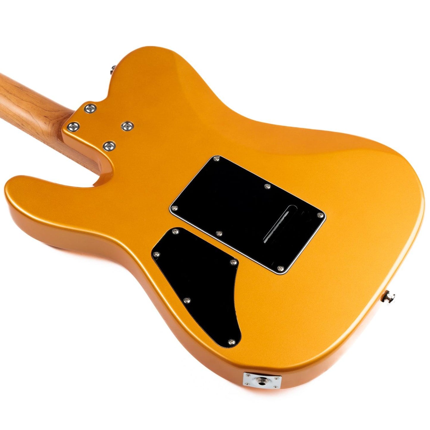 380_gold_body_back Eart Guitars, TL-380 Modern Tremolo Humbucker Pickups with Mini Switch Electric Guitars, Gold