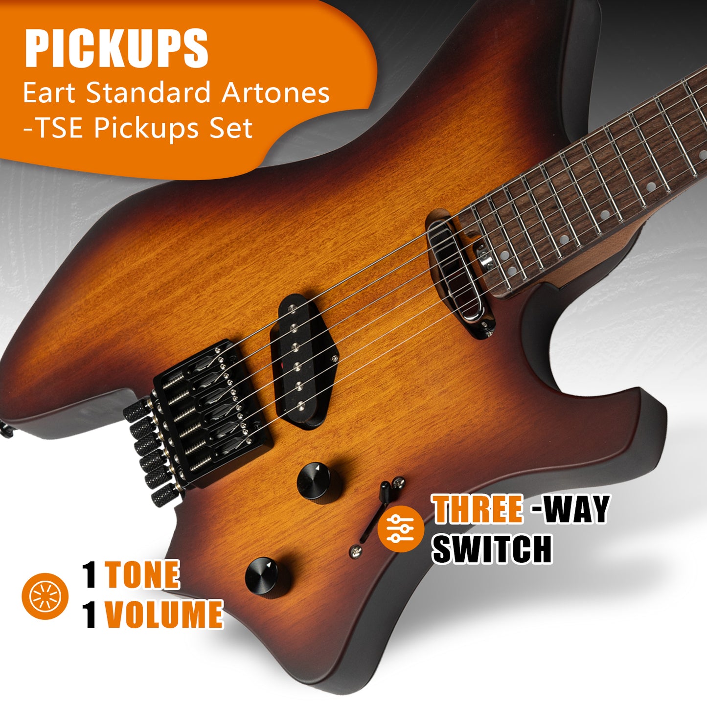 3_ca58539f-cfea-45e2-b83e-7b60c8a56f67 Eart Electric Guitars GW2T-SE, 6 String Headstockless Solid Headless Light Guitar
