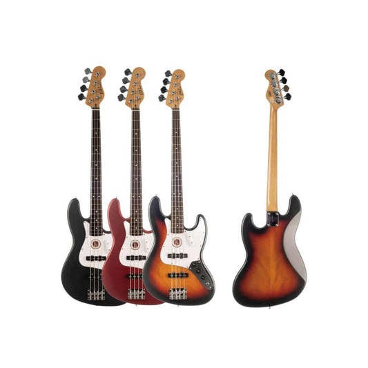 B-100 Eart guitars, B-100, Roasted Maple Neck Rosewood Fingerboard 4 Strings Bass