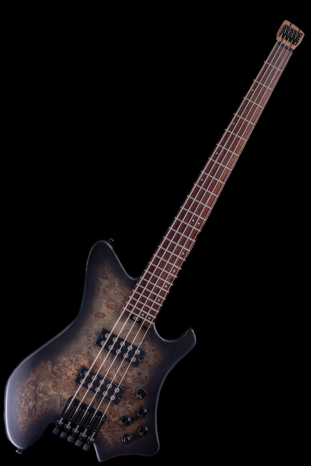 2f1b329f6512c875f0fa988600ca3c59_origin_1 Eart Guitars, BW-5, Roasted Bookmatch Mahogany Body 5 String Bass