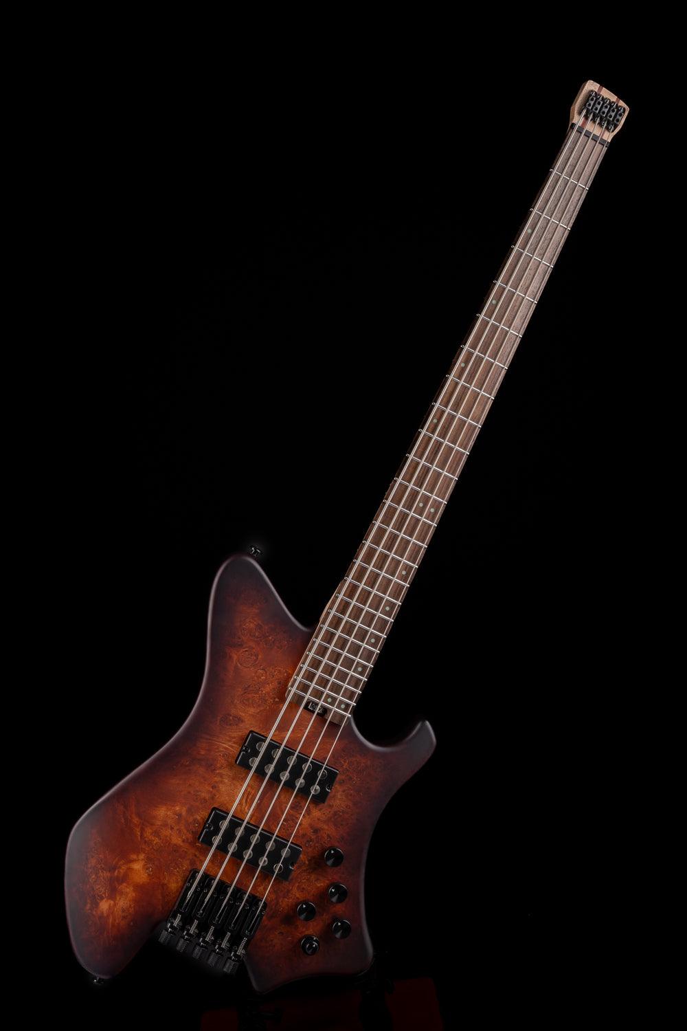 2d7fae7bb2bb66b7455daaa2706992b6_origin_1 Eart Guitars, BW-5, Roasted Bookmatch Mahogany Body 5 String Bass