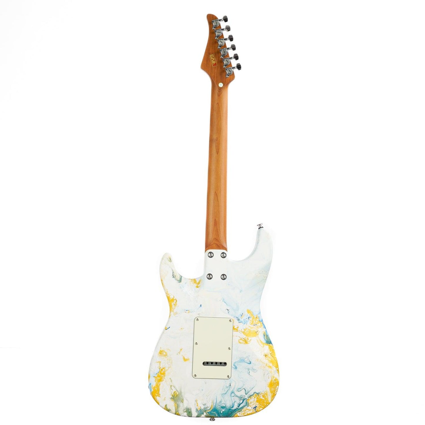 CLA-1E-PRO_back_view Eart Electric Guitars Chinese Lacquer Art CLA-1E-PRO