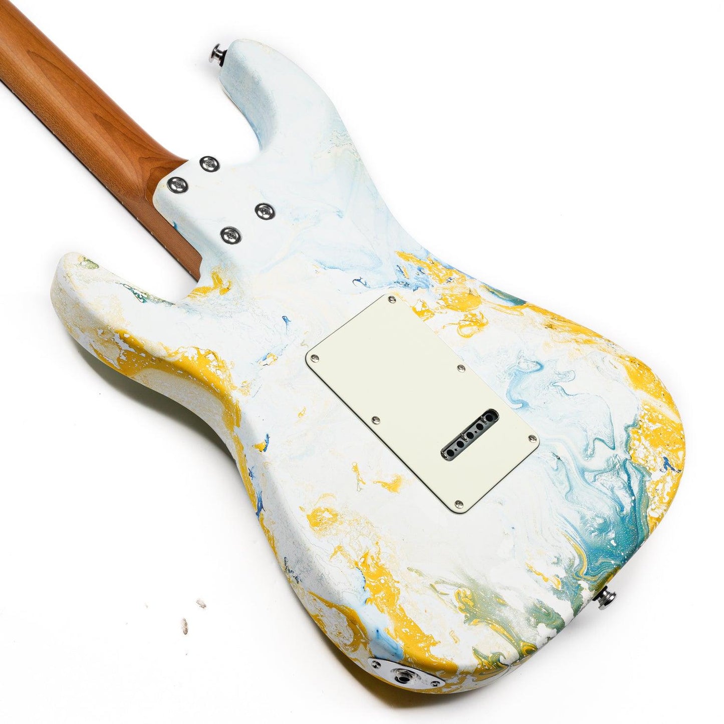 CLA-1E-PRO_body_back_view Eart Electric Guitars Chinese Lacquer Art CLA-1E-PRO