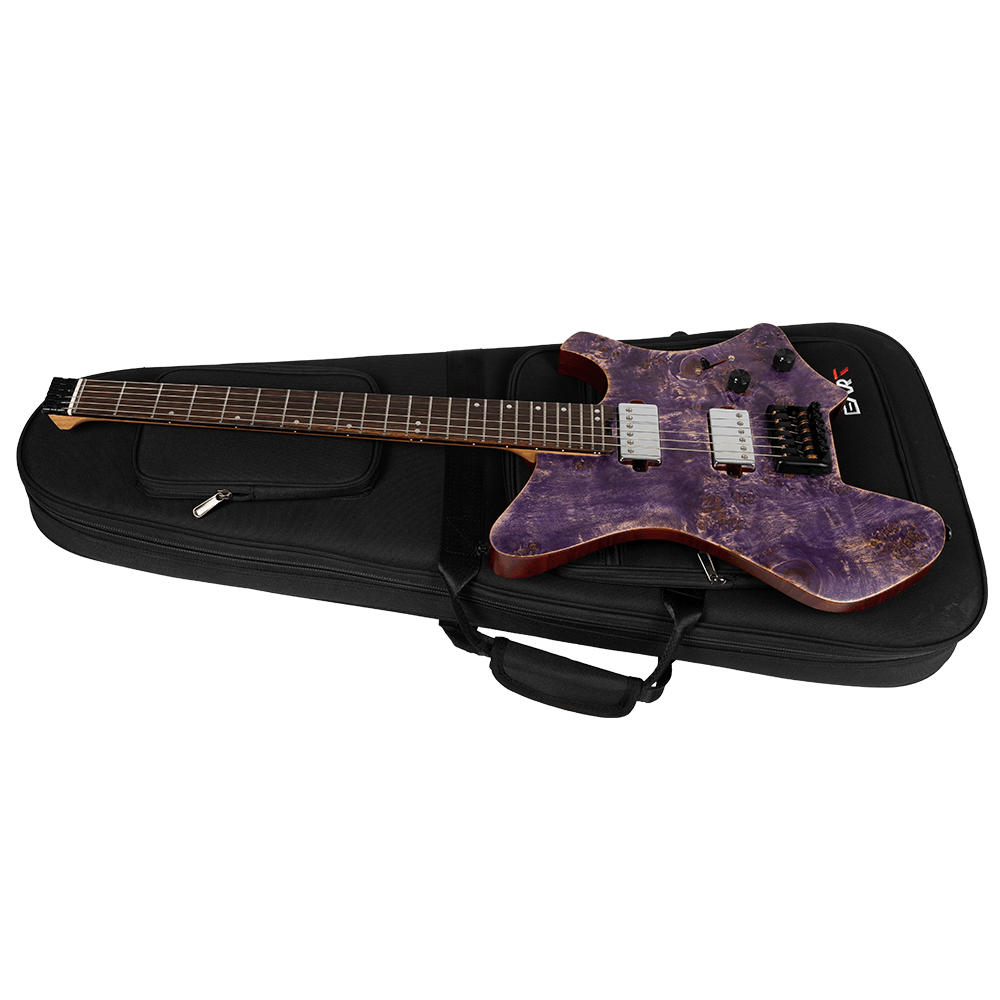 EART_bullet_gig_bag_EHHG_for_headless_electric_guitars_1860cd20-b4a3-49fa-a050-22aa8b8929b9 EART Guitars, Gig Bag EHKHG Black Bullet Case for Headless Electric Guitars, Black