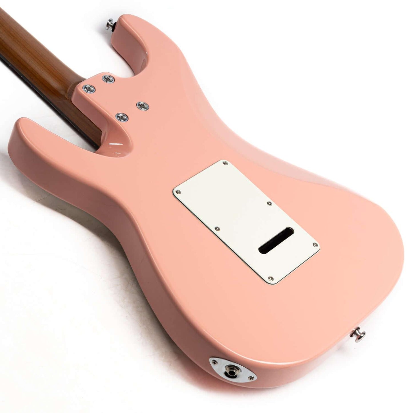 EART_electric_guitar_CP-1_pink_body_back Eart Guitars, CP-1, HSS Pickups 2-Point Synchronized Tremolo Bridge Electric Guitar, Shell Pink