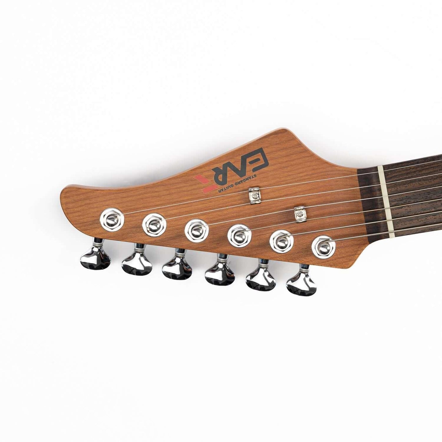 EART_electric_guitar_CP-1_pink_headstock_back Eart Guitars, CP-1, HSS Pickups 2-Point Synchronized Tremolo Bridge Electric Guitar, Shell Pink