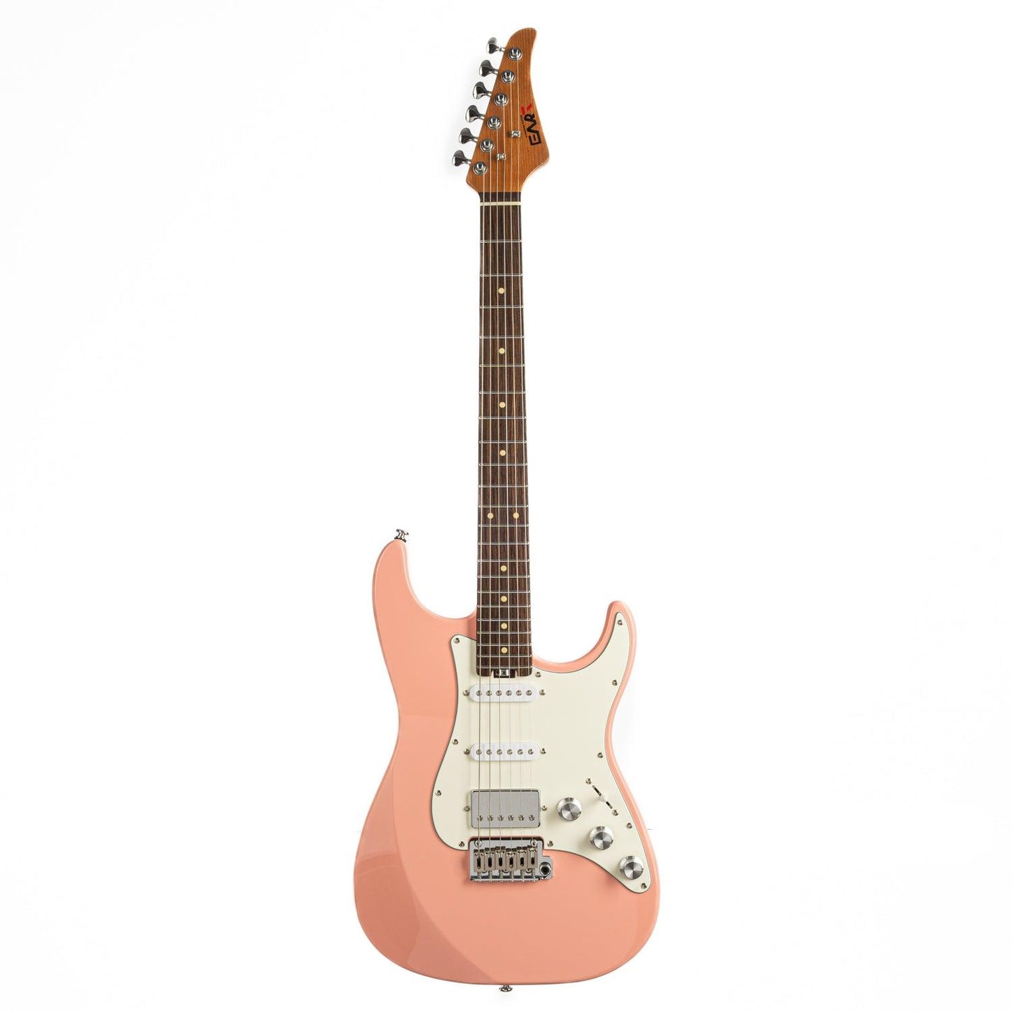 EART_electric_guitar_CP-1_pink_main Eart Guitars, CP-1, HSS Pickups 2-Point Synchronized Tremolo Bridge Electric Guitar, Shell Pink