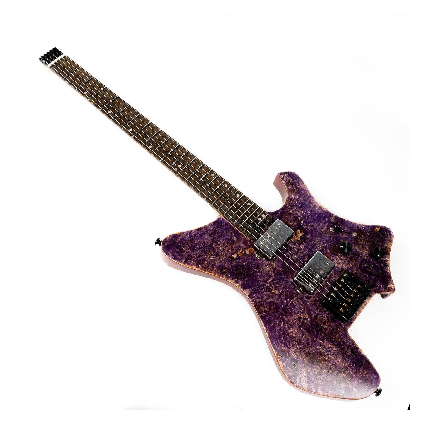 EART_electric_guitar_GW2_purple_main Eart Guitars, GW2 Solid Body Headless Electric Guitars, Right Handed Model Satin Finish , Purple