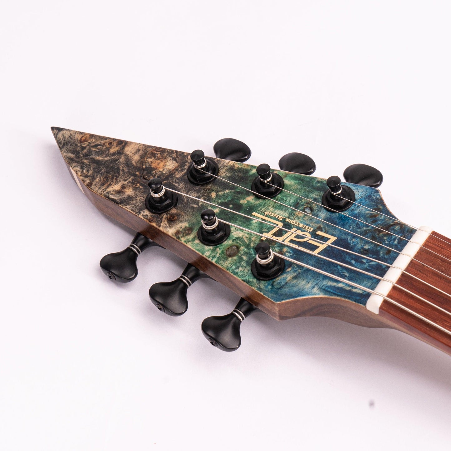 EART_electric_guitar_H6_explorer_headstock_front Eart Guitars, EX H6, Rock Style Electric Guitars, Right Handed, Hard Rock