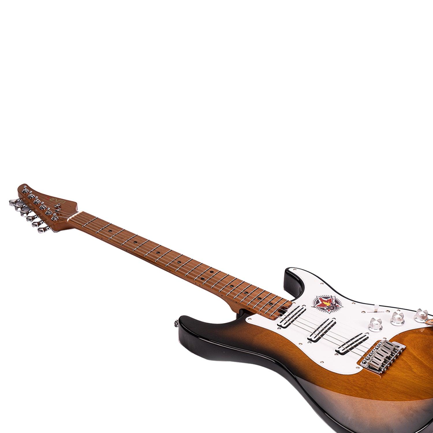 EARTelectricguitarEAT-1bodyfront Eart guitars, EAT-1, Model High Power Mini Humbucker Electric Guitars, Sunburst