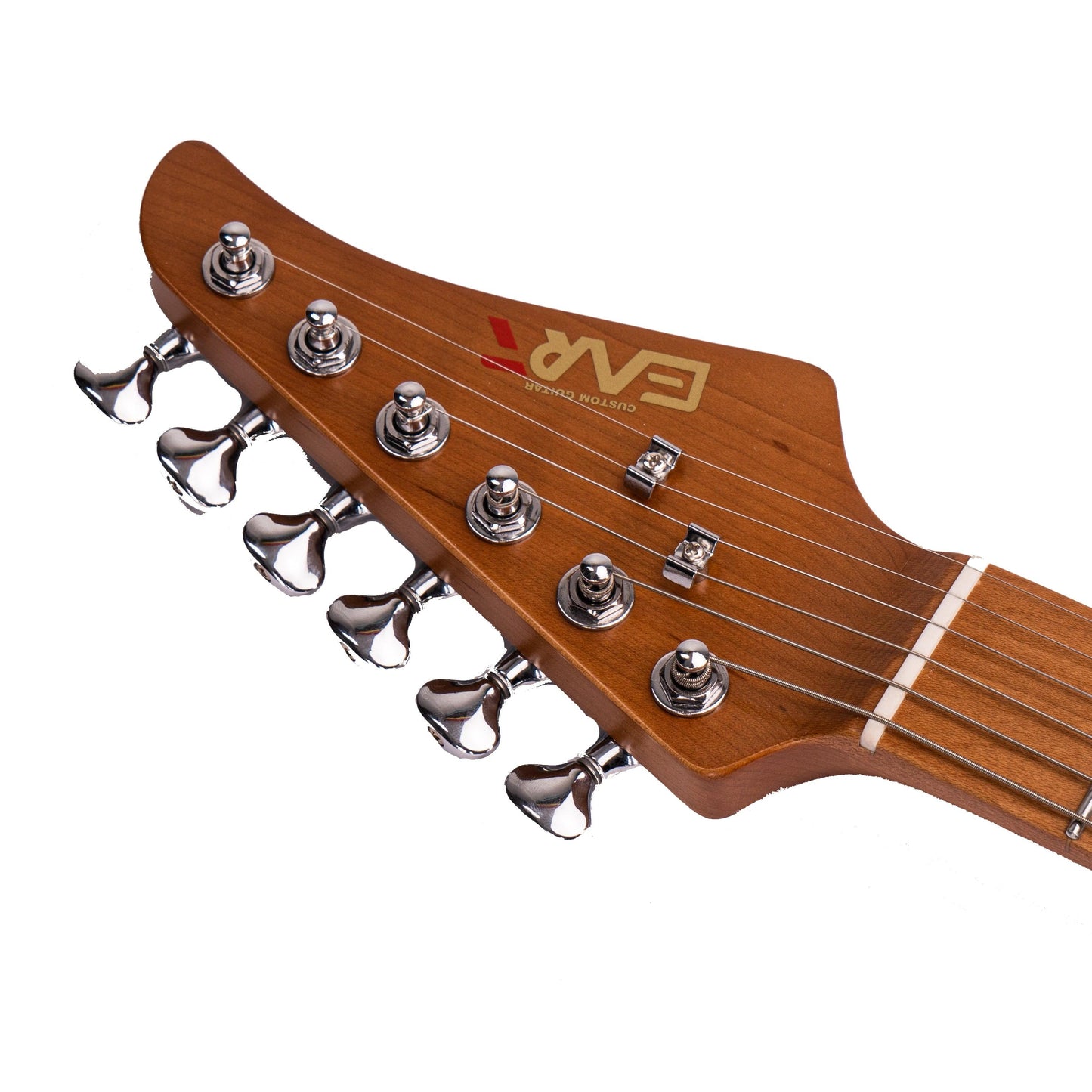 EARTelectricguitarEAT-1headstockfront Eart guitars, EAT-1, Model High Power Mini Humbucker Electric Guitars, Sunburst