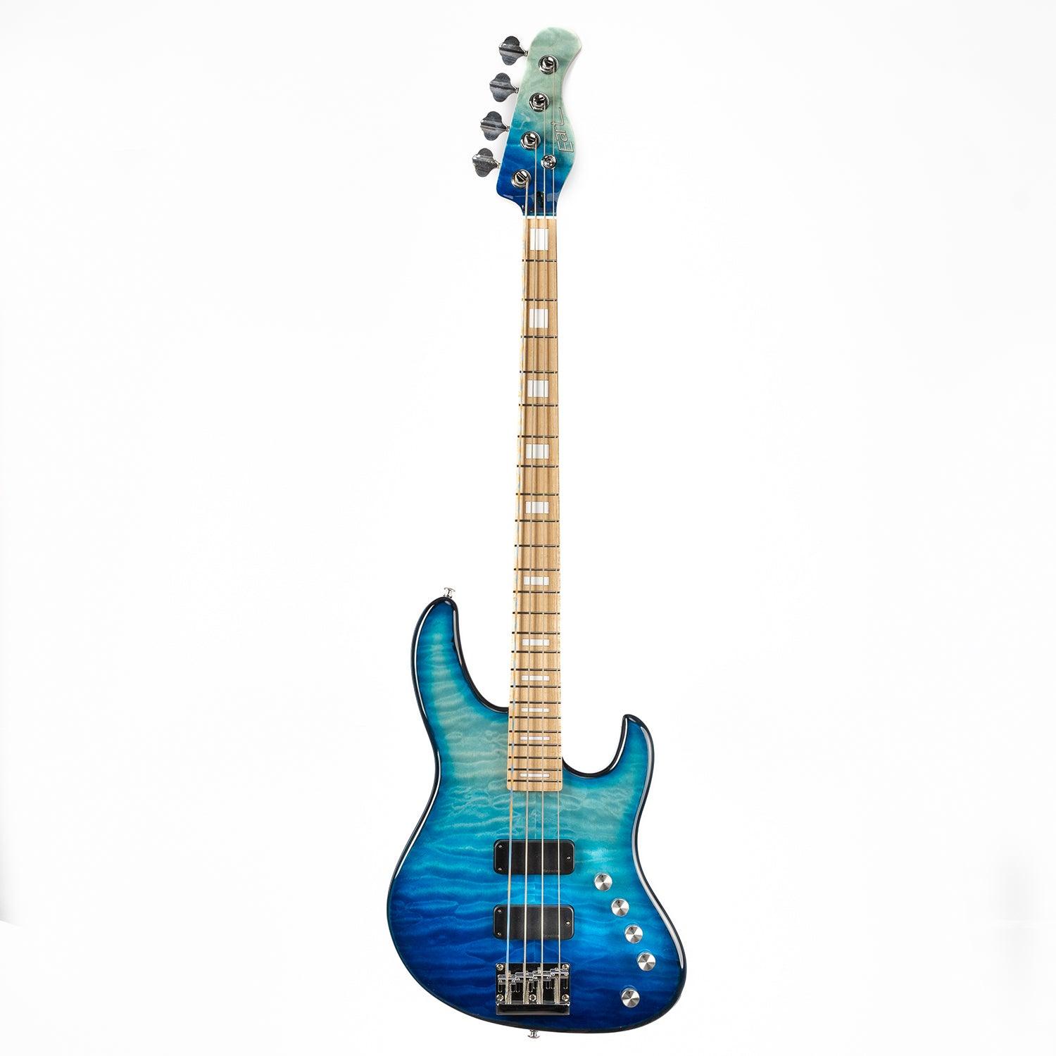 20220322132534 Eart Guitars, EB-004 Roasted Bookmatch Mahogany+Quilted Maple Bass