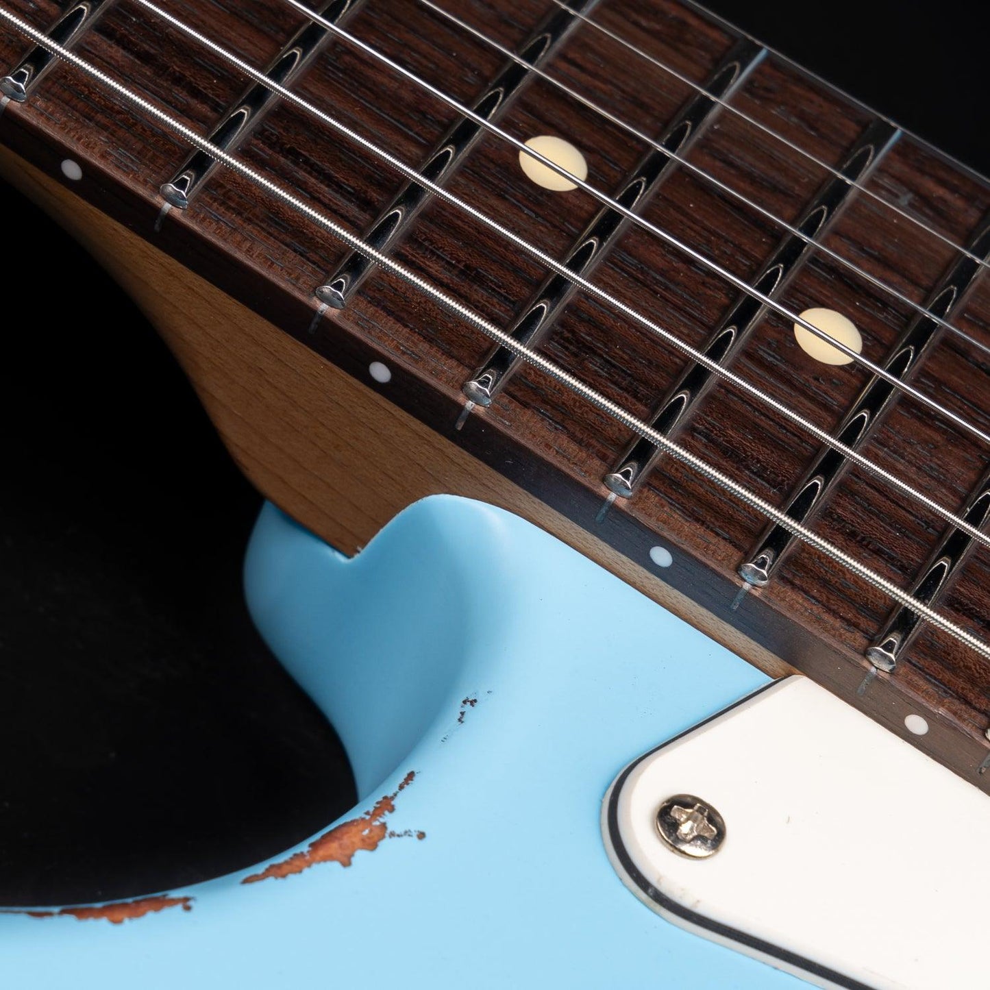 Eart_electric_guitar_Vintage-VS60_M_neck Eart Guitars, Vintage-VS60(M), 6 String Solid-Body Guitar-Full Size Relic Finish 6-Point Synchronized Tremolo Bridge Electric Guitar