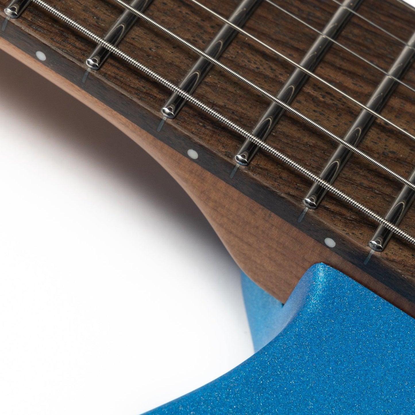 GW2T-SE_neck Eart Electric Guitars GW2T-SE, 6 String Headstockless Solid Headless Light Guitar