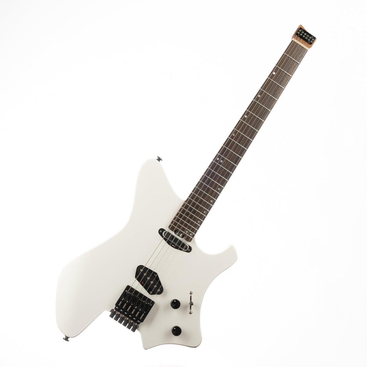 GW2T-SE_white_color Eart Electric Guitars GW2T-SE, 6 String Headstockless Solid Headless Light Guitar