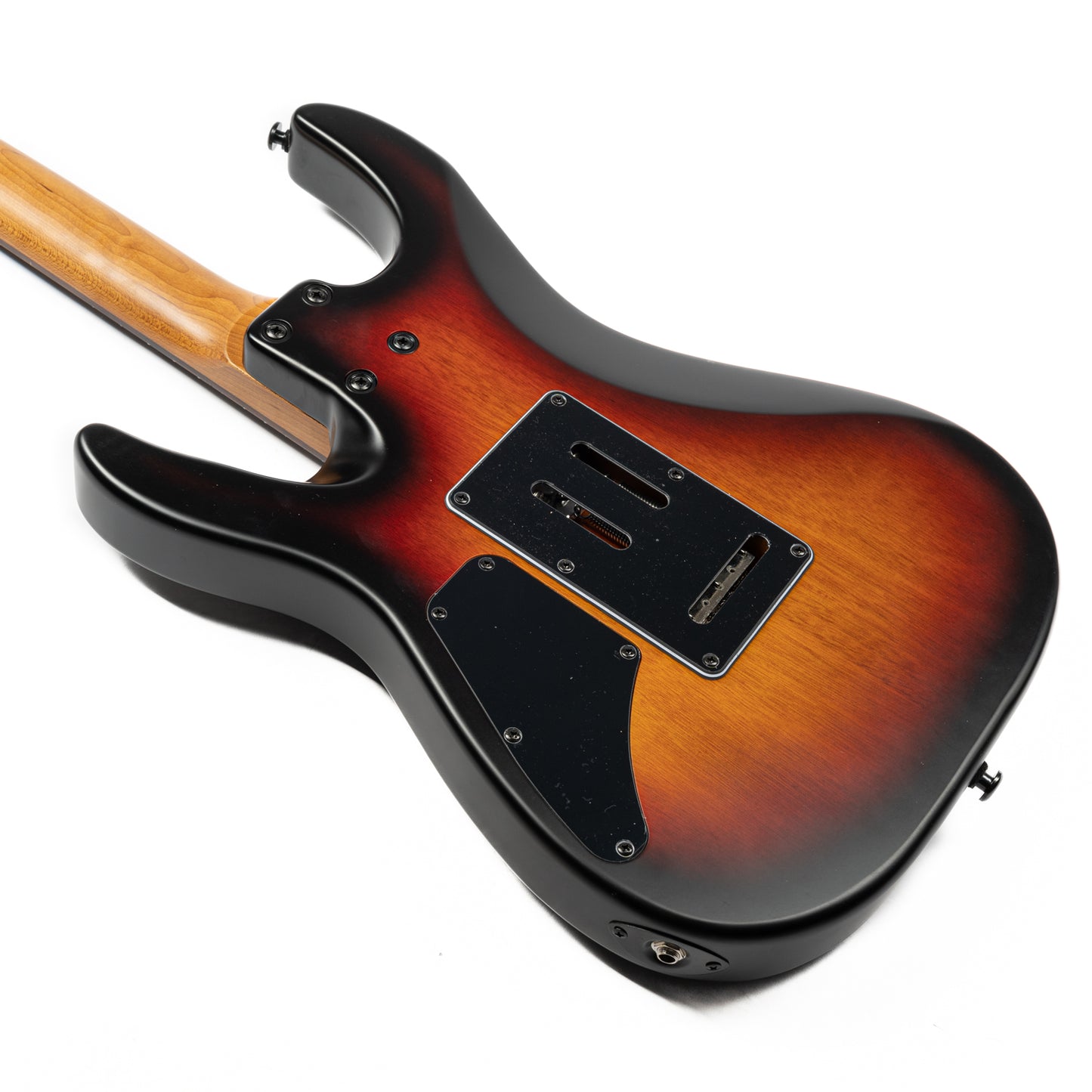 NK-1980_6 Eart Guitars, NK-1980, Floydrose Special Bridge, Roasted Book-match Mahogany Body Electric Guitar