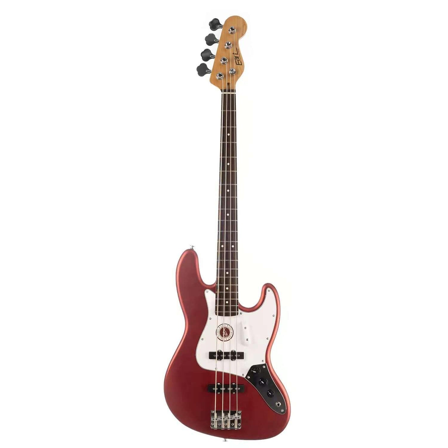 b100red Eart guitars, B-100, Roasted Maple Neck Rosewood Fingerboard 4 Strings Bass