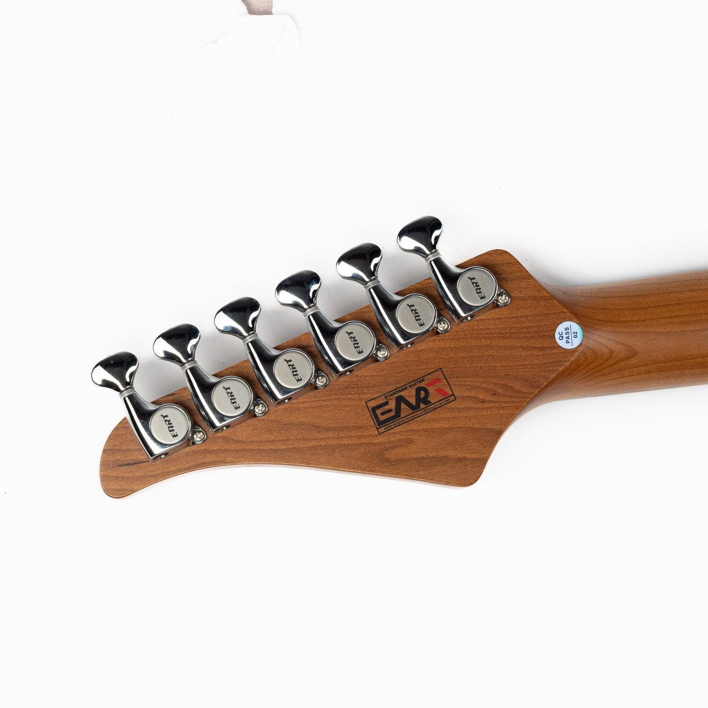 cp1_blue_headstock_back Eart Guitars, CP-1, HSS Humbucker Pickups Tremolo Bridge Electric Guitar, Sonic Blue