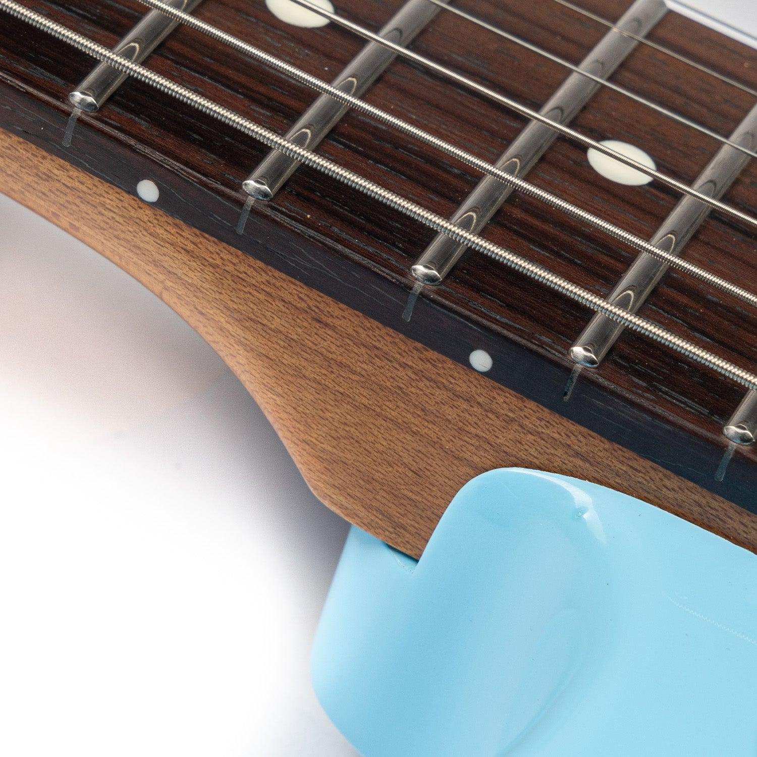 cp1_blue_neck Eart Guitars, CP-1, HSS Humbucker Pickups Tremolo Bridge Electric Guitar, Sonic Blue