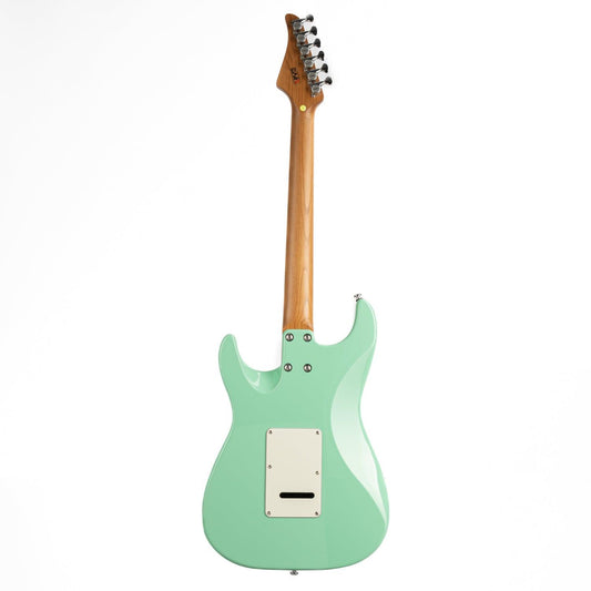 cp1_green_back Eart Guitars, CP-1, HSS Pickups Classical Stainless Steel Fret Electric Guitar, Surf Green