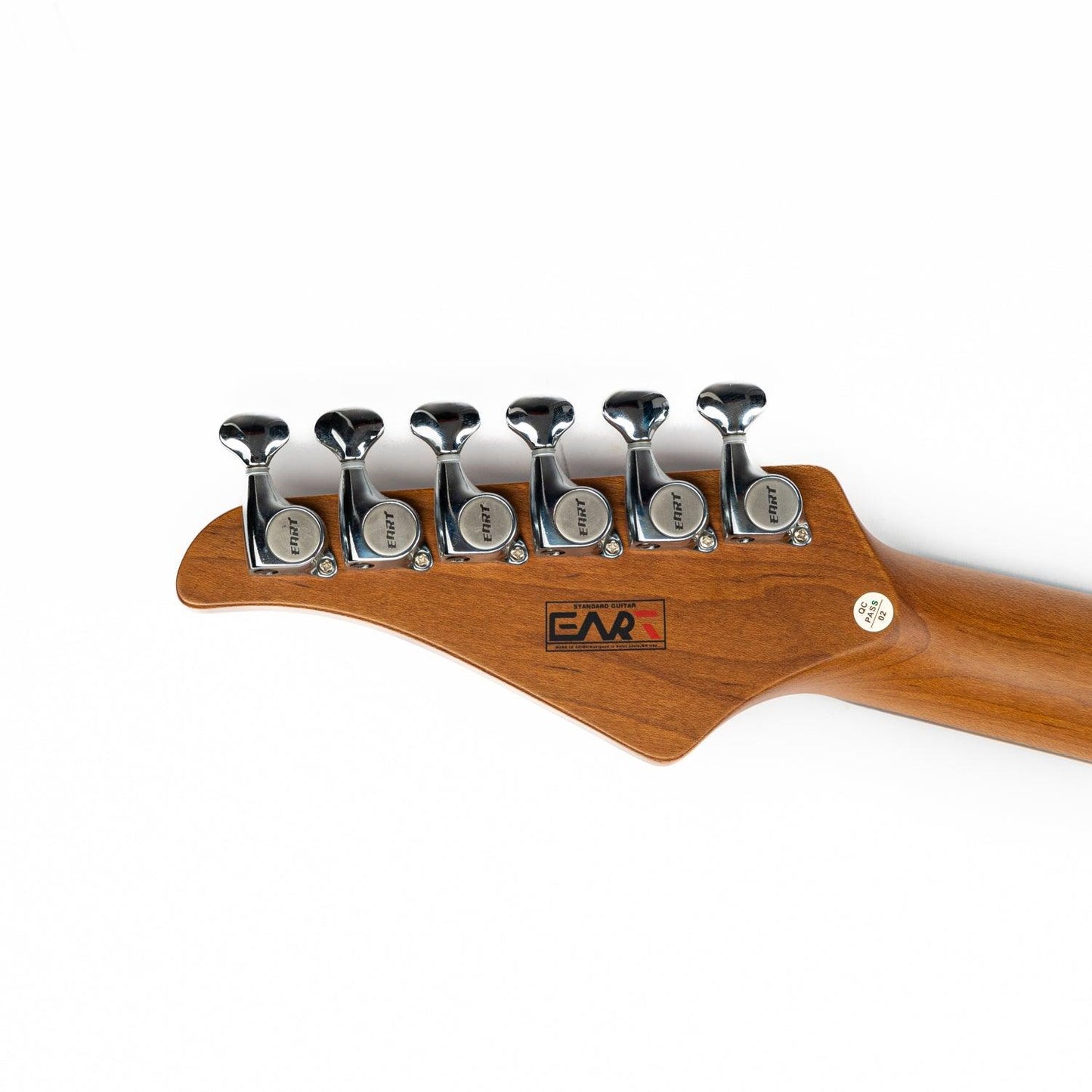 dmx-9tc_Honey_Burst_headstock_back EART Guitars, DMX-9TC, India Rosewood Fingerboard Humbucker Tremolo Electric Guitar, Honey Burst