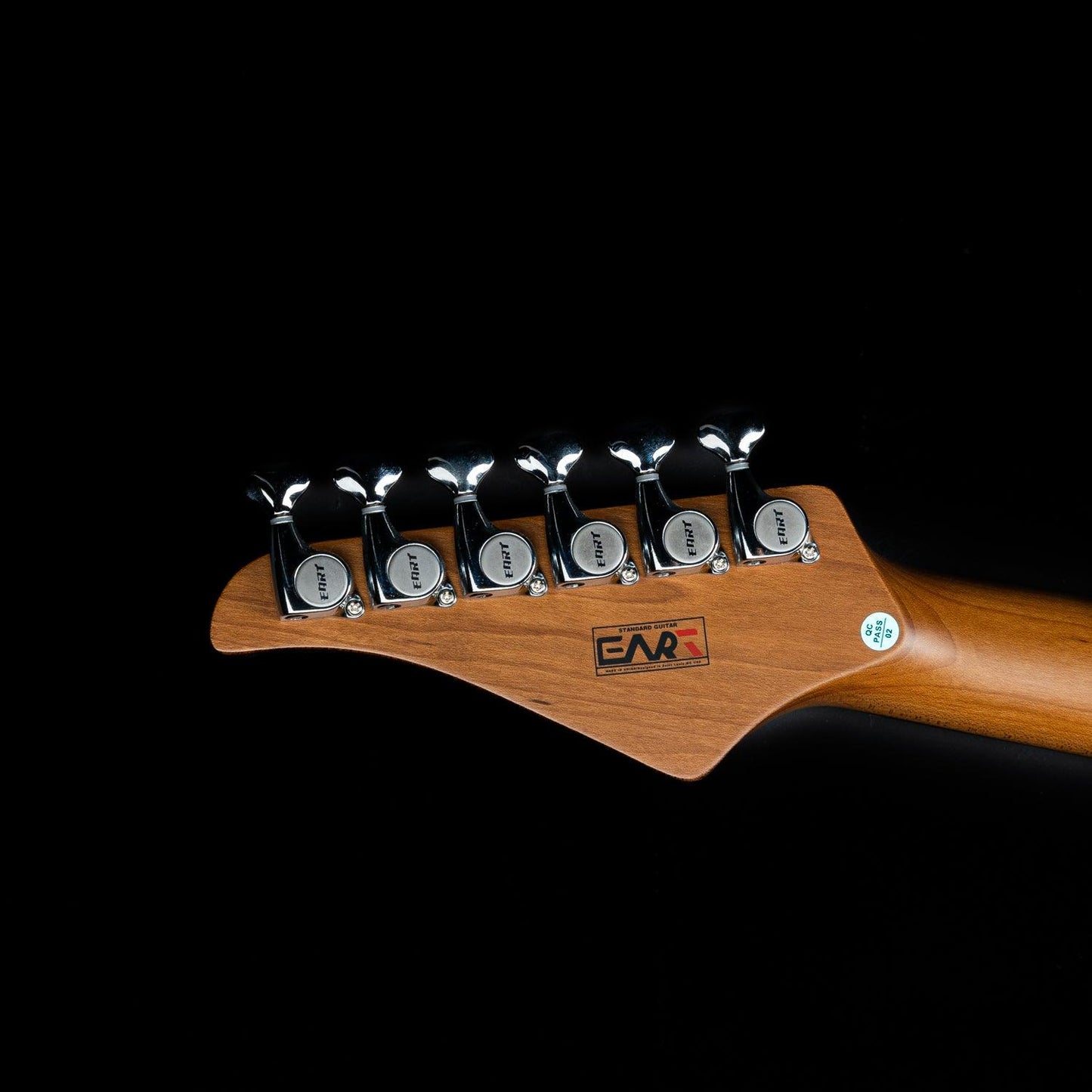 dmx-9tc_WHITE_headstock_back EART Guitars, DMX-9TC, Humbucker Pickups Tremolo Bridge Solid Full Electric Guitar, Pearl White