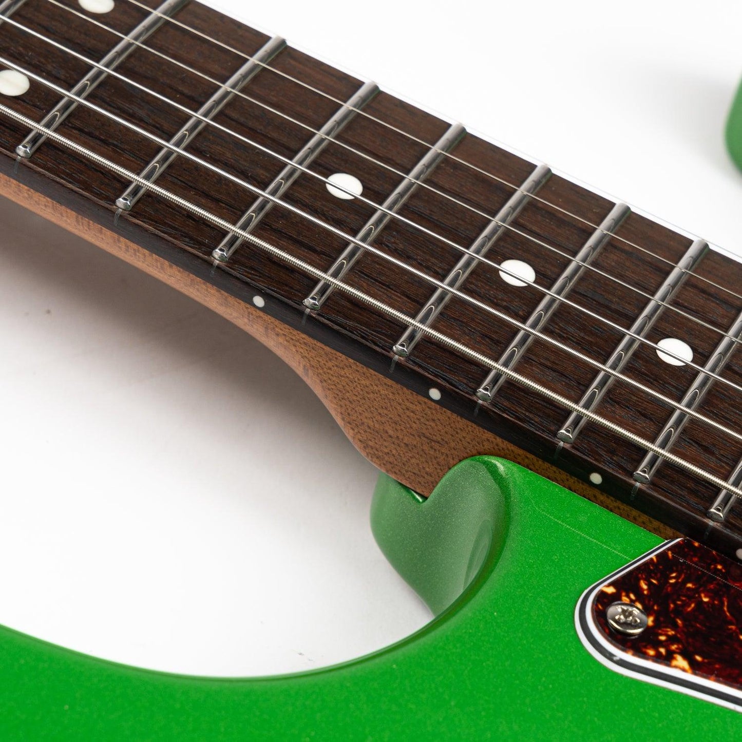 dmx-9tc_green_neck EART Guitars, DMX-9TC, Humbucker 5-Way Switch,1 Tone,1 Volume,1 Mini Switch(10 Tones) Electric Guitar, Pearl Green