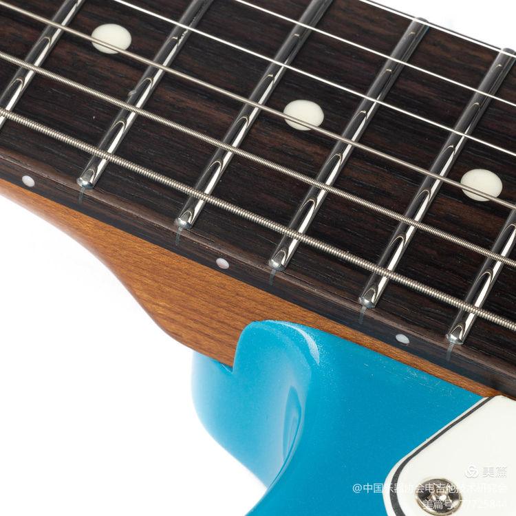 dmx9_BLUE_neck EART Guitars, DMX-9, SSH Roasted Bookmatch Mahogany Body Canada Maple Neck Electric Guitar, Pearl Blue