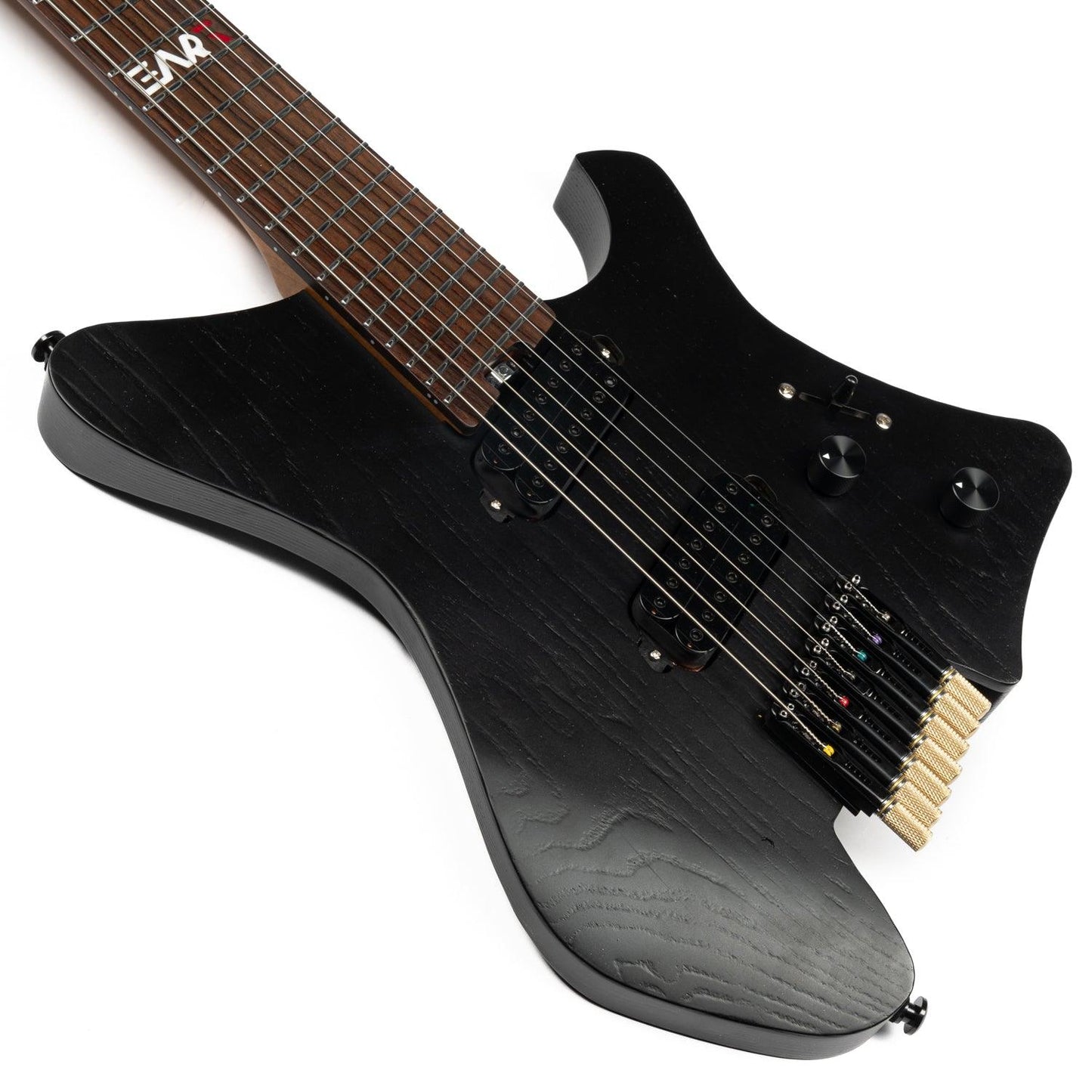 eart_electric_guitar_GW-7F_body_front EART Guitars, GW-7F, 7 String Headless Standard GW Body Shape Guitar, Right Electric Guitar, Black