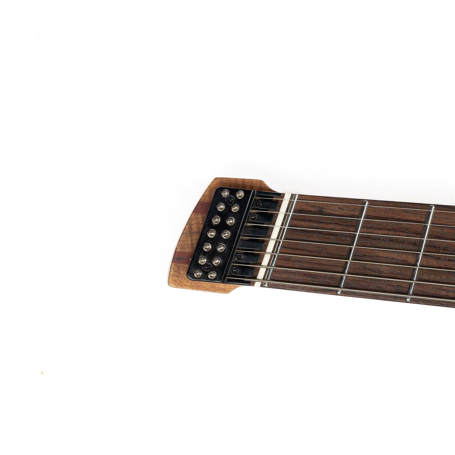 eart_electric_guitar_GW-7F_headstock_front EART Guitars, GW-7F, 7 String Headless Standard GW Body Shape Guitar, Right Electric Guitar, Black