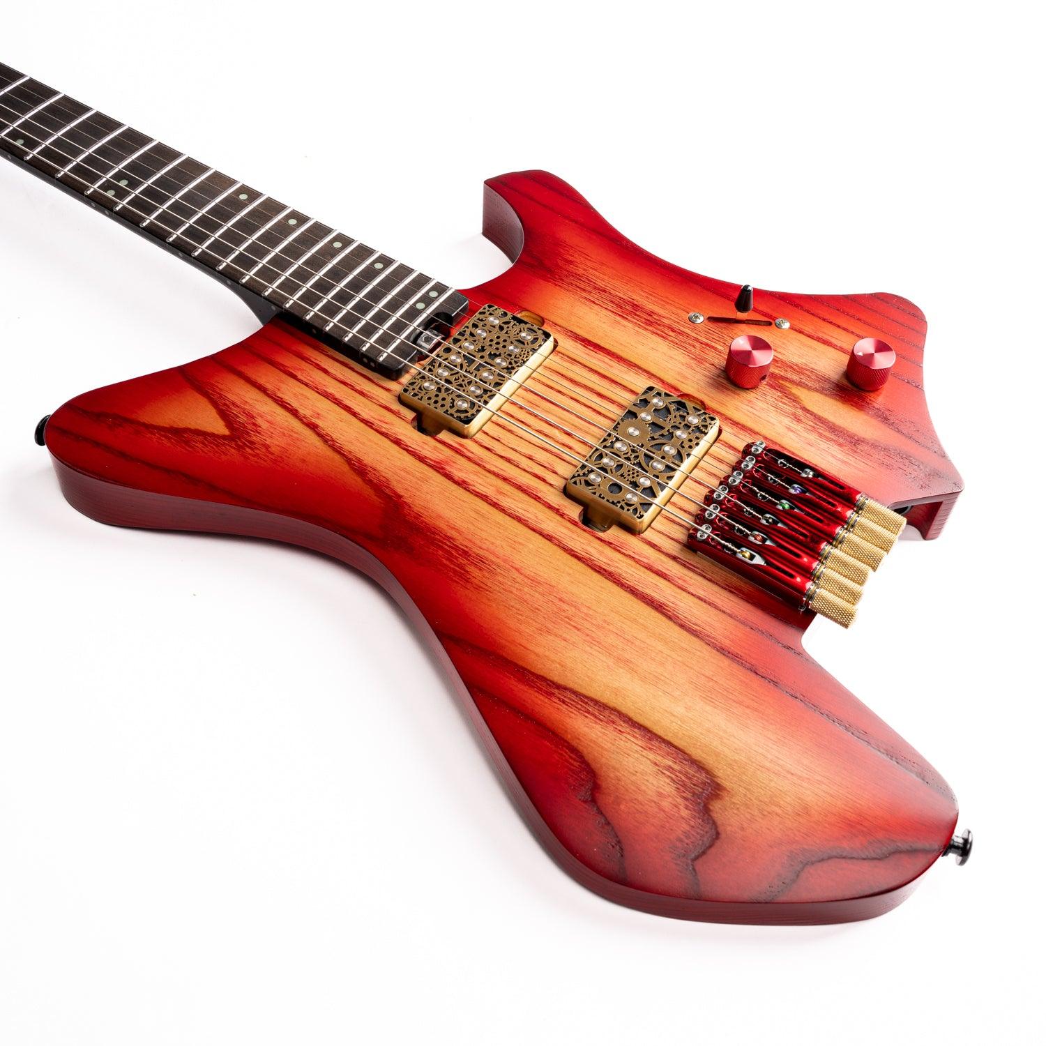 eart_electric_guitar_GW2-PRO-CUSTOM_body_front EART Guitars, GW2-PRO-CUSTOM, 6 String Headless Electric Guitar
