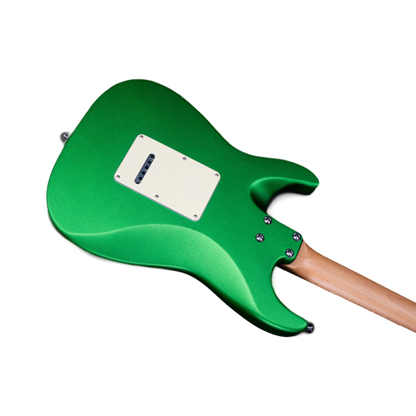2_7191313f-2491-483b-824a-25032164d1f6 Eart Guitars, YMX-SG3, SSS Roasted Book-match Mahogany Body Vintage Style Electric Guitar, Pearl Green