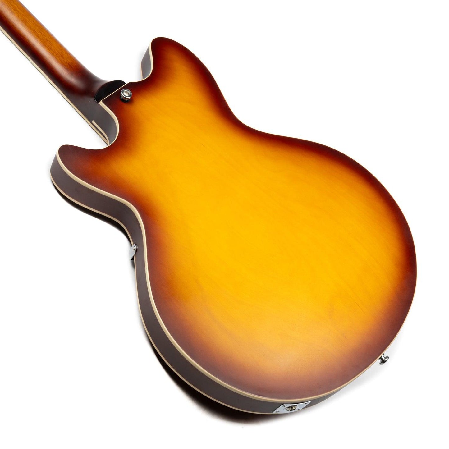 eart_electric_guitar_e325_body_back EART Guitars, E-325, Semi Hollow Full Electric Guitar, Satin Tobacco Burst