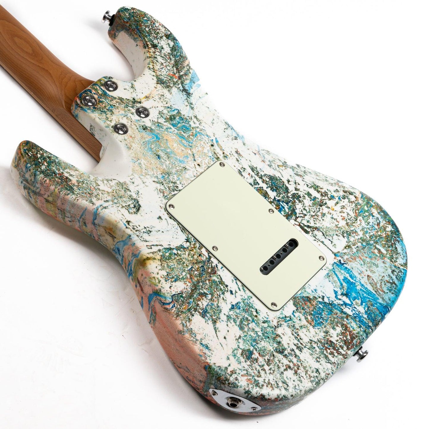 eart_electric_guitar_m-2hla_body_back EART Guitars, M-2HLA, for Kids, Handmade Lacquer Art Electric Guitar