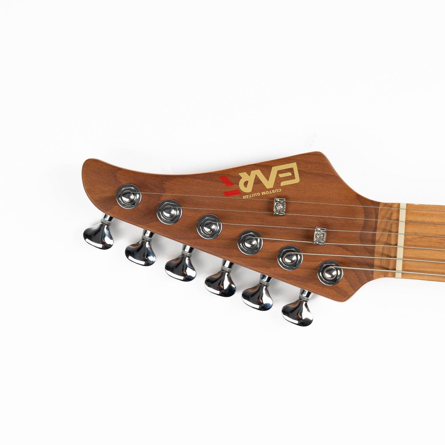 eart_electric_guitar_m-2hla_headstock_front EART Guitars, M-2HLA, for Kids, Handmade Lacquer Art Electric Guitar