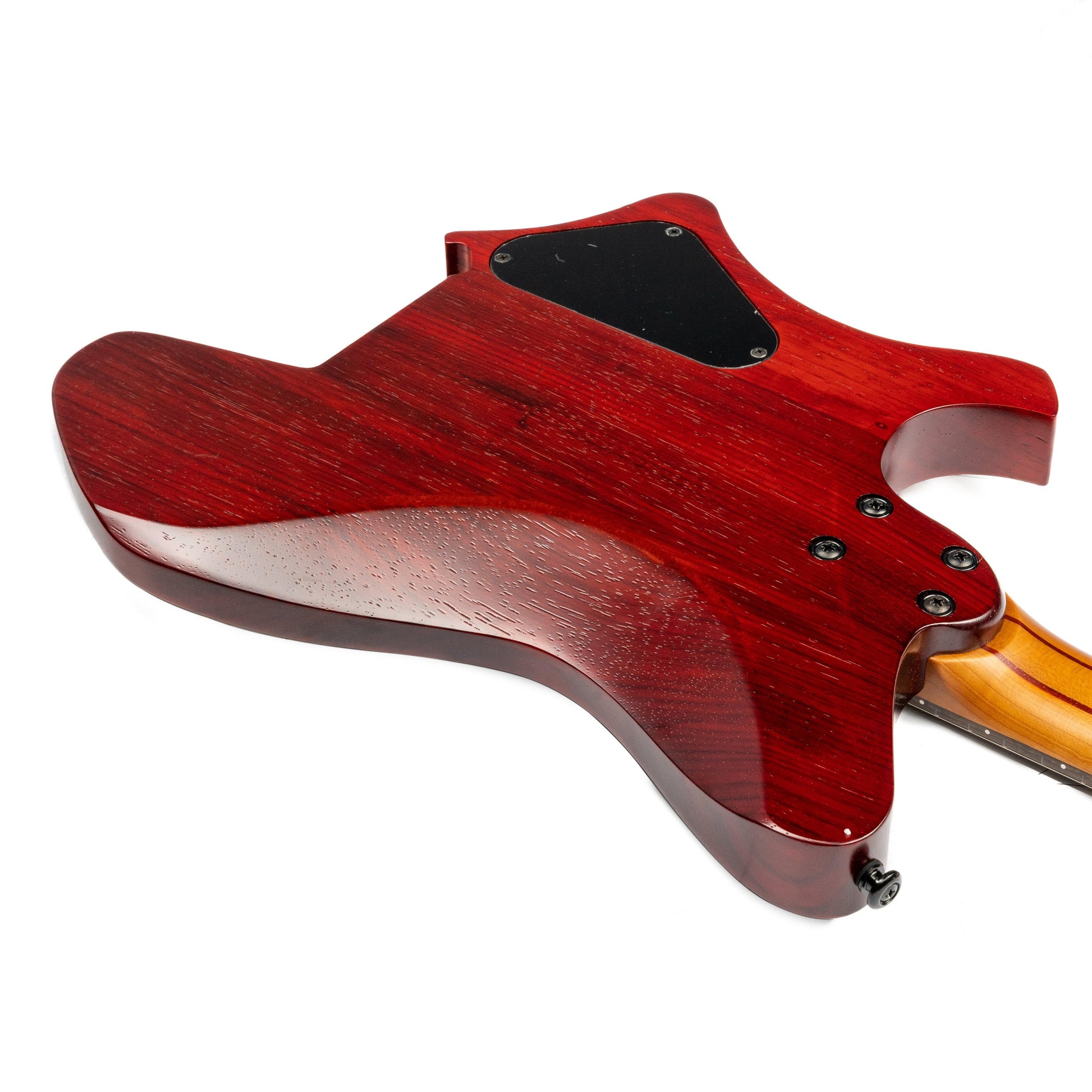 gw2_blue_body_back Eart Guitars, GW2 Right Handed Headless Electric Guitars Model Satin Finish, Blue