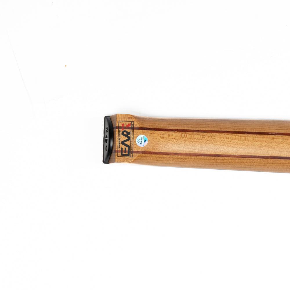 gw2_natural_headstock_back Eart Guitars, GW2 Headless Electric Guitars, Solid Right Handed W2 Model, 3-Way Switch,1 Tone,1 Volume, Natural