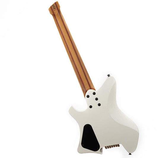 gw_7f_white_back EART Guitars, GW-7F, 7 String Headless Shape Guitar, Right Electric Guitar, White