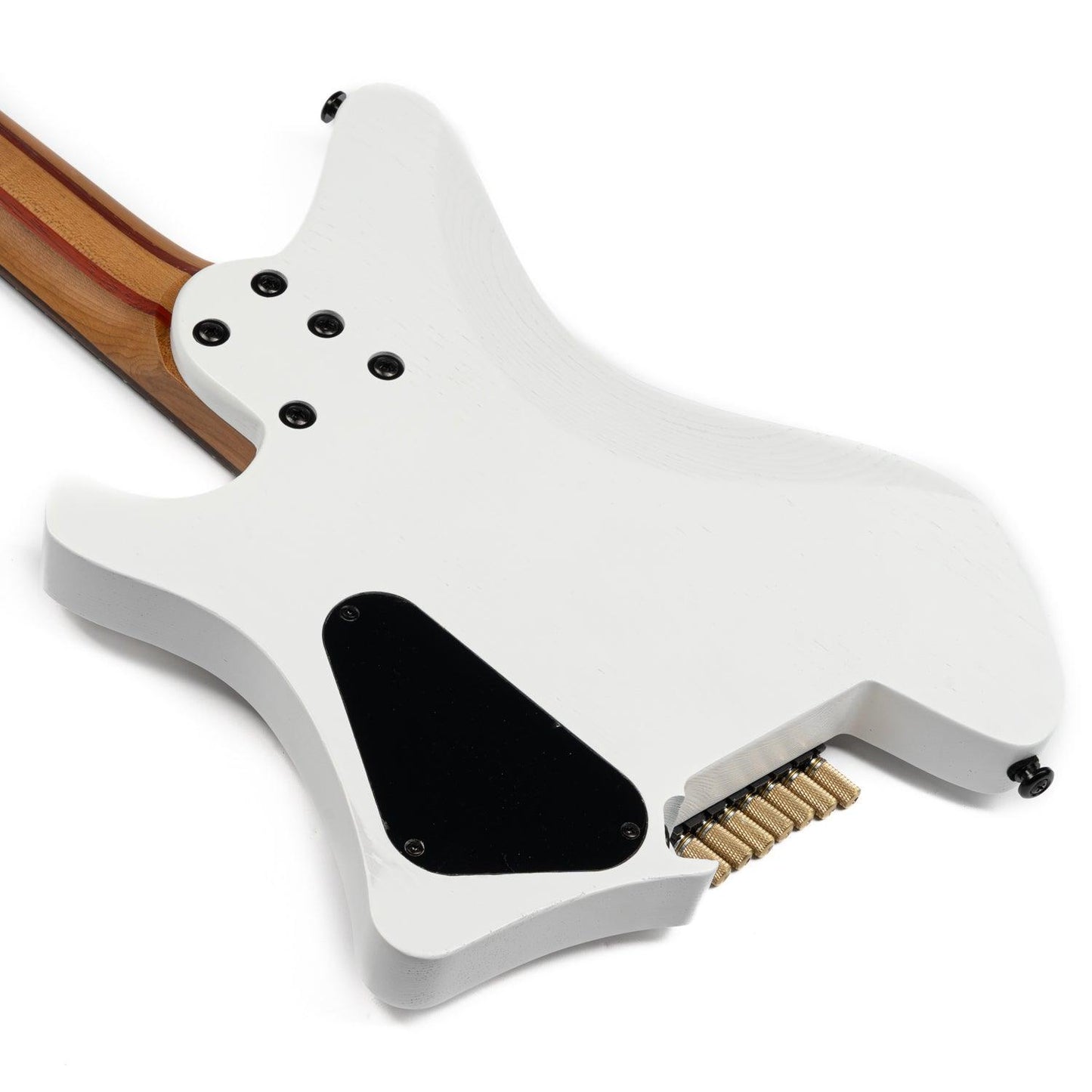 gw_7f_white_body_back EART Guitars, GW-7F, 7 String Headless Shape Guitar, Right Electric Guitar, White