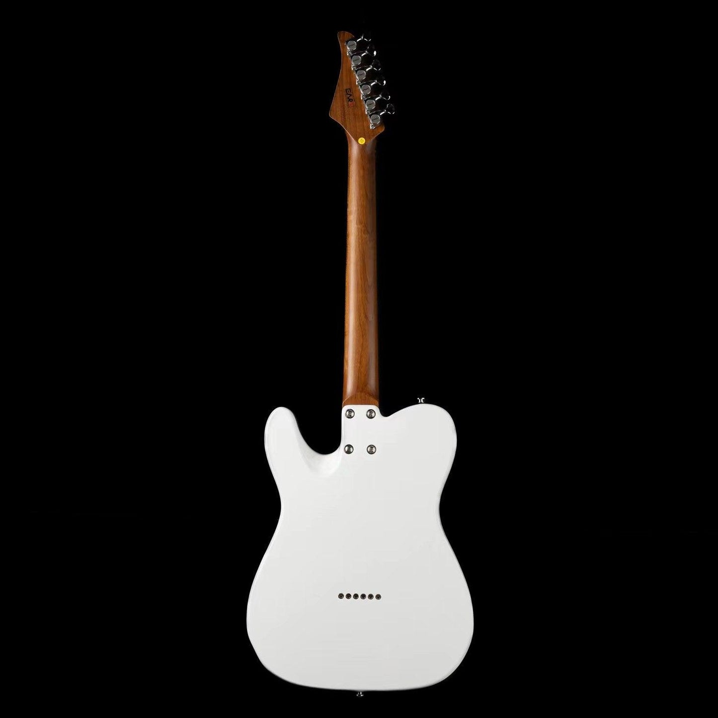 lp3_e-tt2_white_back Eart Guitars, E-TT2, Semi Hollow Body Electric Guitars Humbucker Pickups Fixed Bridge LP3, White