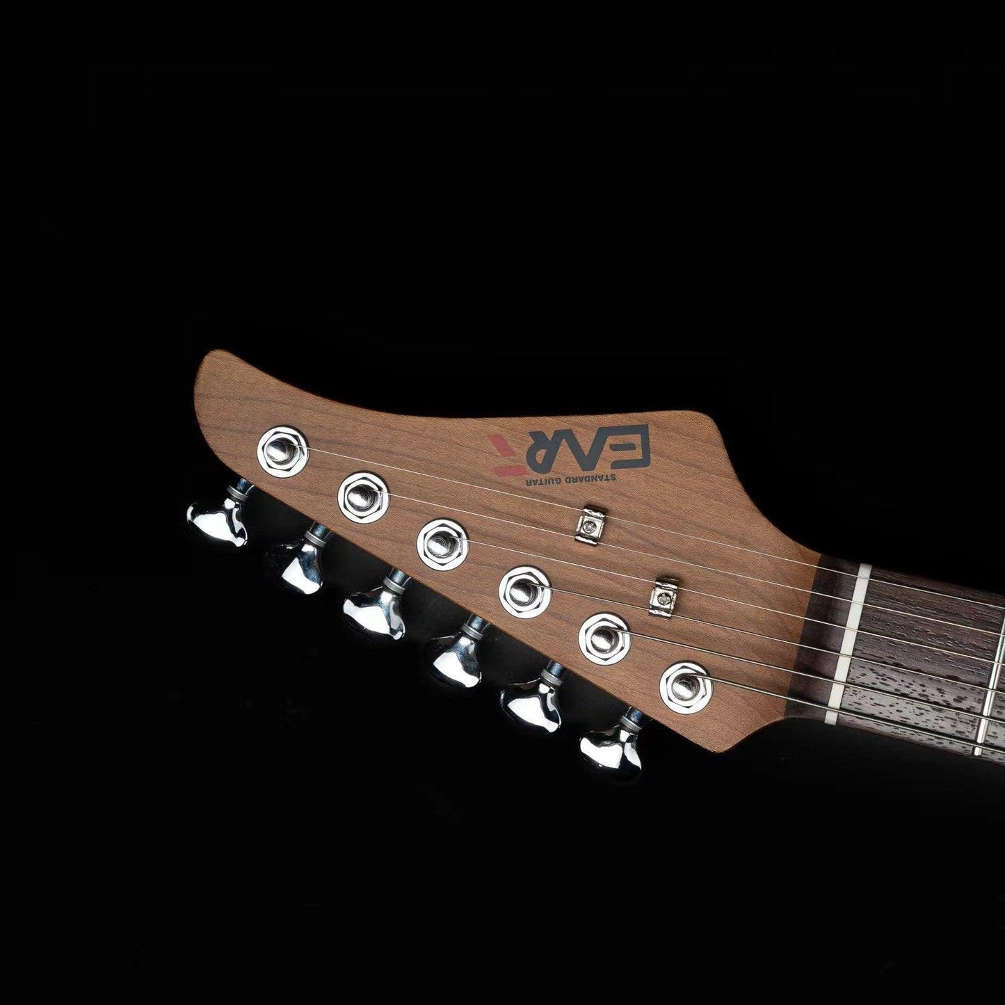 lp3_e-tt2_white_headstock_front Eart Guitars, E-TT2, Semi Hollow Body Electric Guitars Humbucker Pickups Fixed Bridge LP3, White