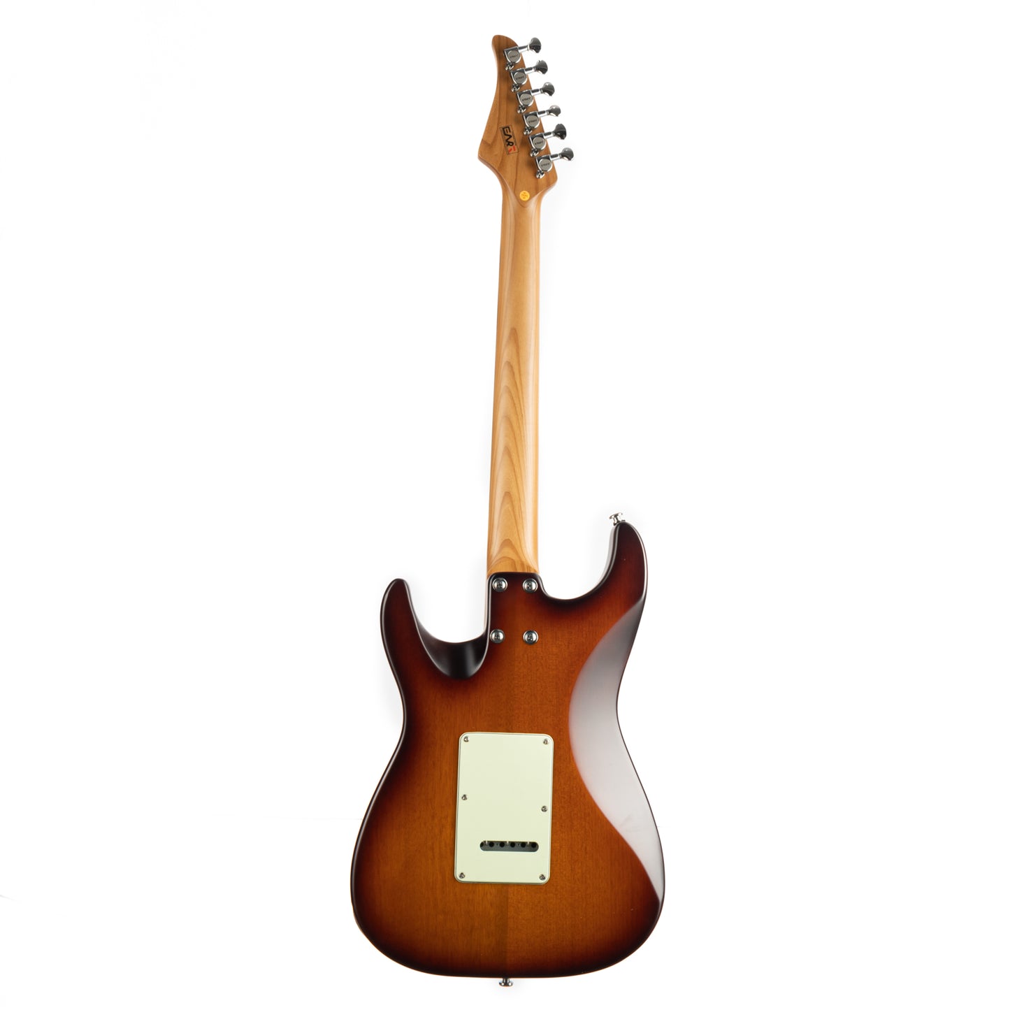 Eart Guitars, YMX-SG3, SSS Ceramic Single Coil Pickups Vintage Style Electric Guitar, Brown Sunburst