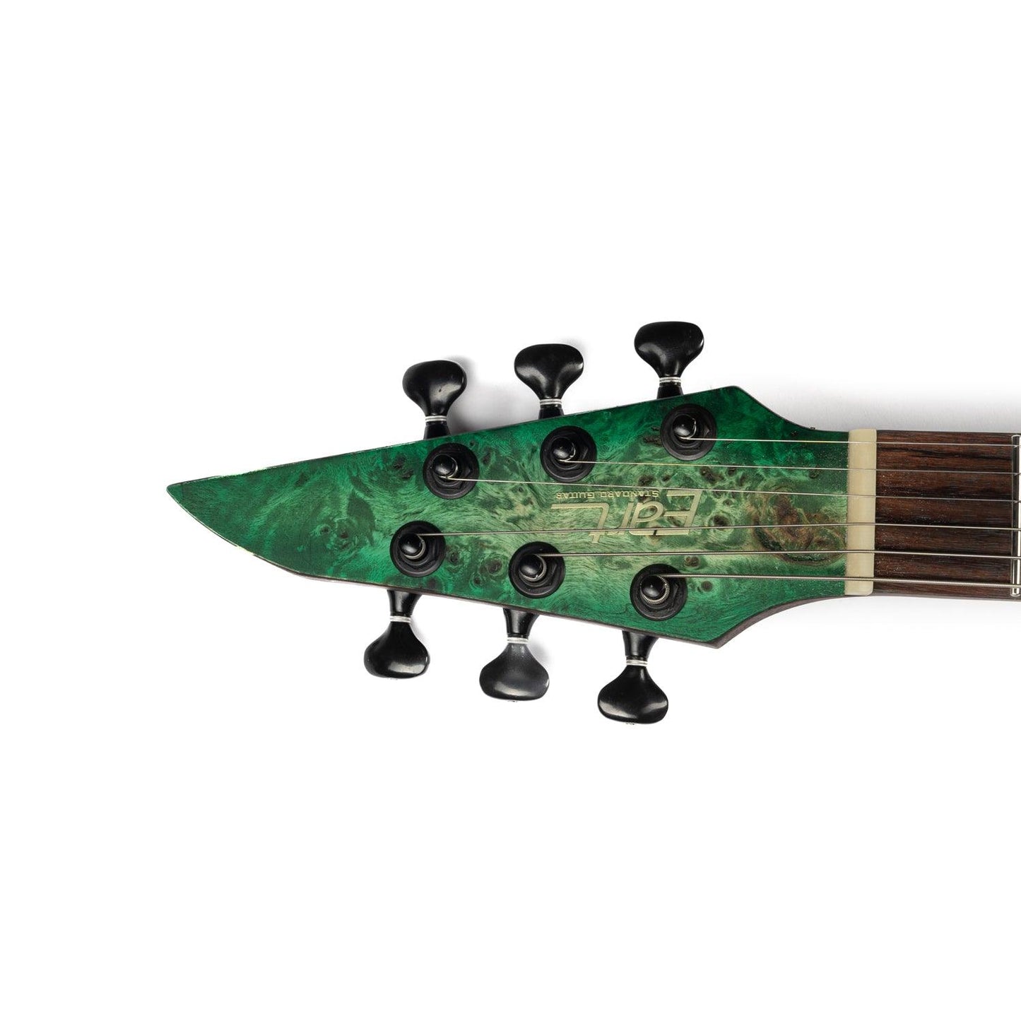 mmexport1720622916446_1 Eart Guitars, EX-H6-ULTRA Right Handed 6 Strings Electric Guitar, 2-Point Floating Tremolo Bridge, Green Burst